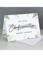 Personalised Confirmation Card