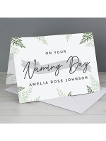 Personalised Naming Day Card