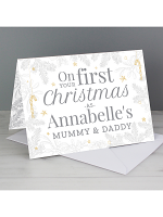 Personalised 'On Your First Christmas As' Card