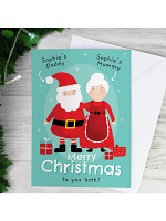 Personalised Mr & Mrs Claus Card