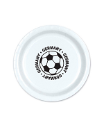 Germany Football 9" Plate ( 8 plates per pack) 