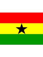 Ghana Flag 5ft x 3ft  With Eyelets For Hanging