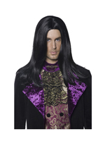 Gothic Count Wig - Black