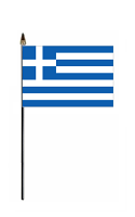 Greece Hand Held Flag