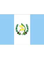 Guatemalan Flag 5ft x 3ft  With Eyelets For Hanging