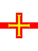 Guernsey Flag 5ft x 3ft With Eyelets For Hanging