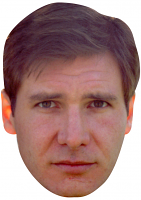 Harrison Ford mask (young)