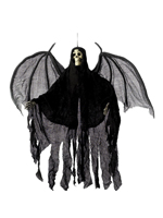 Hanging Skeleton Angel Decoration - Black ** 1 only in stock **