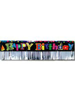 Happy Birthday Banner Foil Fringed 6ft