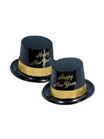 Happy New Year Top Hats  - Black and Gold Legacy (10)