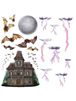 Haunted House & Night Sky Props 7"-40"