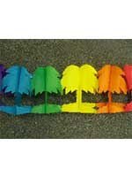 Hawaiian Decoration 'Palm Tree' Assorted Colour Garland (1)