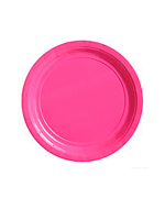 Hot Pink 9" Paper Plates (pk 8 ) 