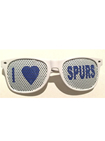 I Love Spurs Glasses   *** 1 ONLY IN STOCK ****