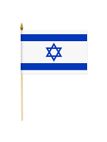  Israel Hand Held Flag