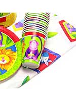 Jungle Party Plastic Tablecover  