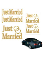 Just Married Car Stickers