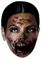 Kim Kardashian Zombie - Cardboard Mask