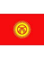 Kyrgyzstan Flag 5ft x 3ft With Eyelets For Hanging