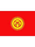 Kyrgyzstan Flag 5ft x 3ft With Eyelets For Hanging