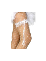 Lace And Ribbon Elasticated Garter (1)