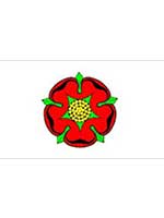 Lancashire Flag 5ft x 3ft With Eyelets For Hanging