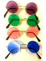 Lennon Style Rounded Glasses Assorted Colours 