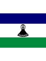 Lesotho Flag 5ft x 3ft With Eyelets For Hanging  