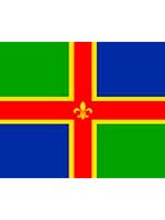 Lincolnshire Flag 5ft x 3ft With Eyelets For Hanging