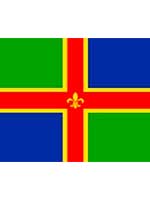 Lincolnshire Flag 5ft x 3ft With Eyelets For Hanging