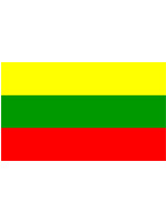 Lithuania Flag 5ft x 3ft  With Eyelets For Hanging