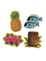 Luau Cardboard Cutout Decorations