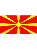 Macedonia 5ft x 3ft  With Eyelets For Hanging