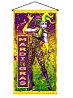 Mardi Gras Hanging Door/Wall Panel 