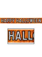 Metallic Happy Halloween Banner 