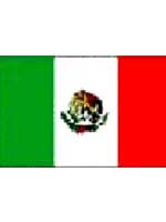 Mexico Flag 5ft x 3ft With Eyelets For Hanging