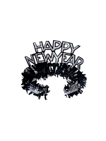 New Year Regal Tiaras - Black & Silver (25) 