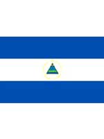Nicaraguan Flag 5ft x 3ft  With Eyelets For Hanging