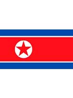 North Korea Flag 5ft x 3ft  With Eyelets For Hanging