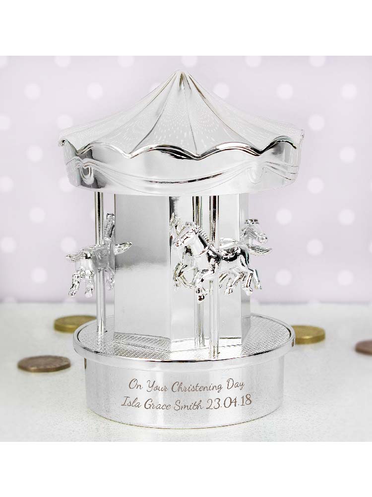 Personalised Carousel Money Box