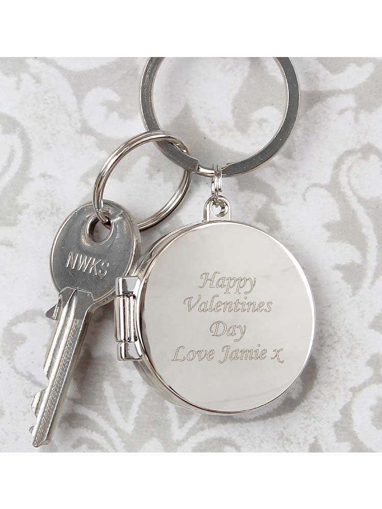 Personalised Round Photo Keyring