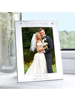 Personalised Silver 5x7 Decorative Our Daughters Wedding Photo Frame