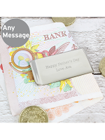 Personalised Any Message Money Clip