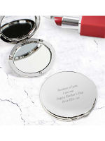 Personalised Any Message Compact Mirror