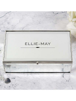 Personalised Classic Mirrored Jewellery Box