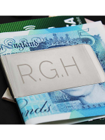 Personalised Classic Initial Money Clip