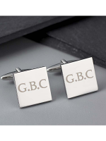 Personalised Initials Square Cufflinks