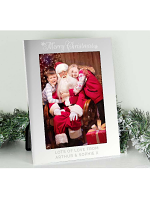 Personalised Silver 5x7 Merry Christmas Photo Frame