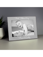  Personalised Free Text 5 x 7 Silver Photo Frame