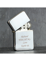 Personalised Silver Lighter